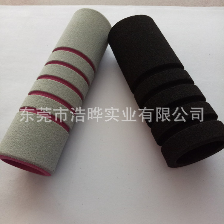 厂家直销nbr发泡管套 黑色eva海绵手握把套