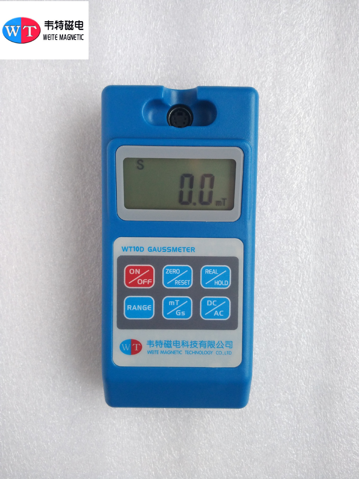 韦特WT10D高精度交直流高斯计磁场检测仪磁力强度测量仪