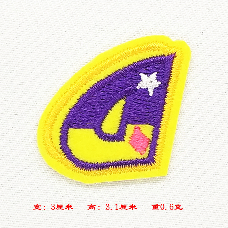 Nuevo color 26 letras pegatinas de tela pegatinas de bordado jeans rasgados parche decorativo pegatinas A- Z Inglés pegatinas