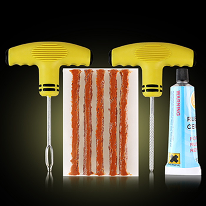 汽車補胎工具套裝真空輪胎摩托電動車專用應急補胎膠條快速膠水液