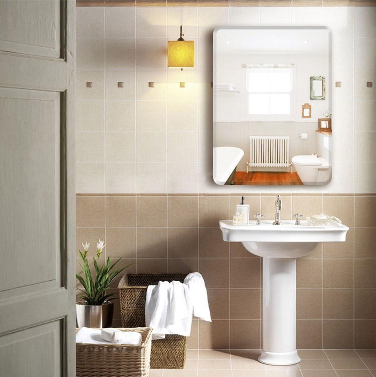 批发无框浴室镜 装饰镜子 壁挂卫生间半身穿衣镜 欧式酒店装饰镜