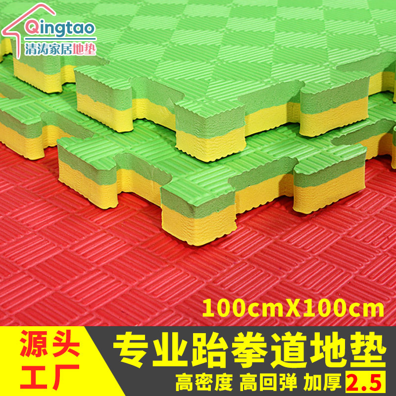 Taekwondo mat 3.0 thickening Density dance A martial art Sanda Road mats 2.5 Foam mats 100*100
