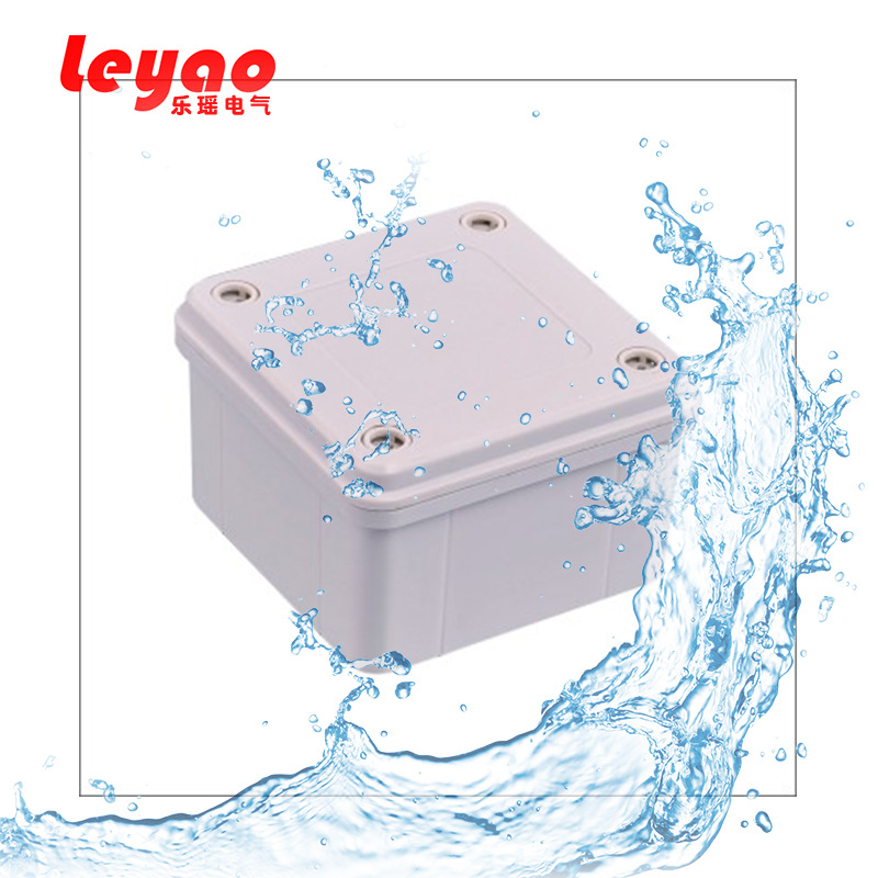 乐瑶电气批发IP66防水接线盒 防水盒 电缆盒  端子盒 96*96*60