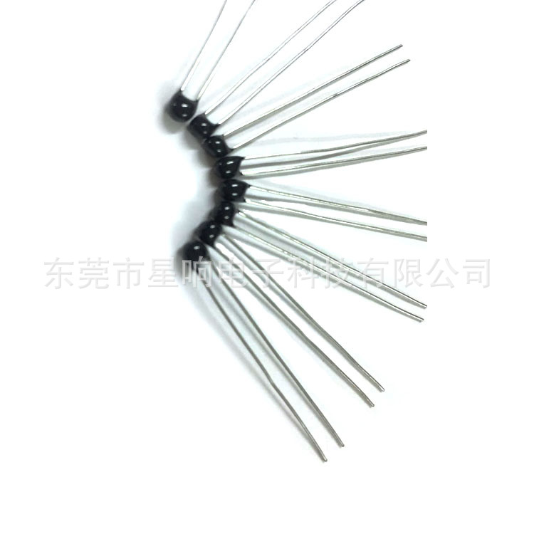 供应2MM头部环氧封装NTC热敏电阻，NTC温度传感器/高温稳定耐用！