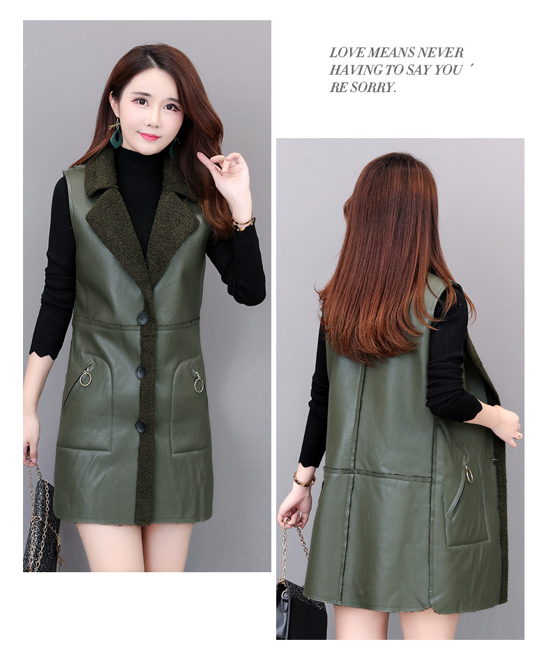 Gilet femme en Cuir PU - Ref 3318518 Image 26