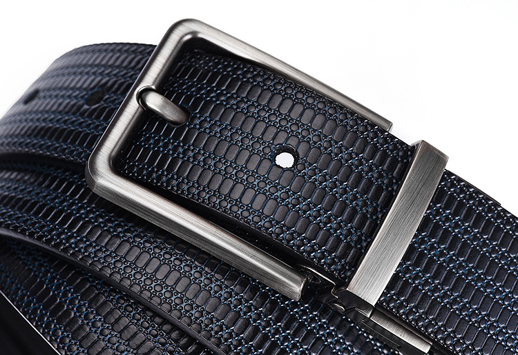 Men's Genuine Leather Belt With Rotating Buckle For Men_voghion.com