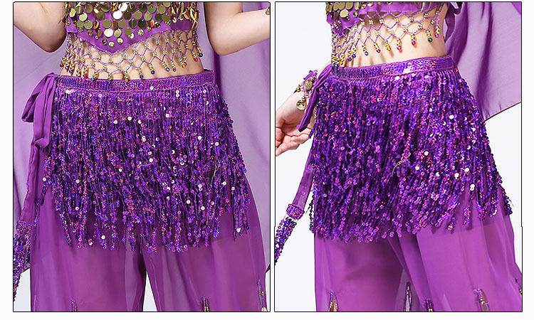 Ethnic Style Color Block Sequin Women's Waist Chain display picture 6