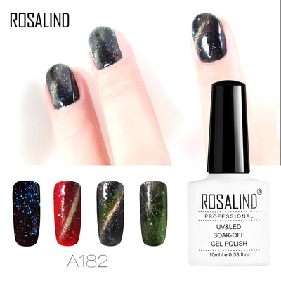 ROSALIND cross border explosion silver star cat eye therapy gel star Galaxy Galaxy cat eye nail polish 10ml