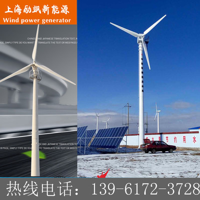 Manufactor Direct selling Electric control 100KW household small-scale Wind Turbines Scenery complementary solar energy system