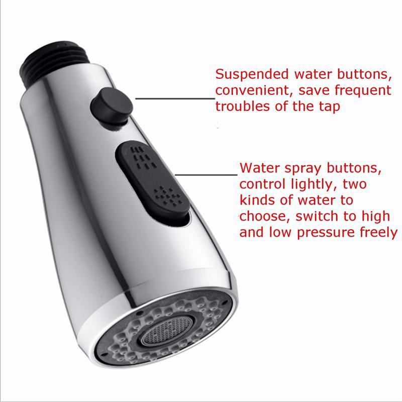 Factory bathroom sink, pull-out faucet, pull-out kitchen showerhead, three-function, can pause the pull-out showerhead Application Scenario