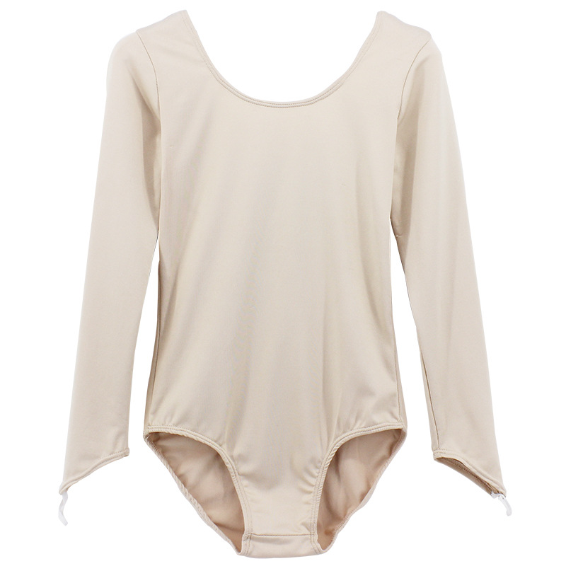 Ropa de rendimiento de ballet adulto de las mujeres apretado Fondo ropa invisible carne piel color ropa de una pieza de práctica Ropa danza bottoming camisa