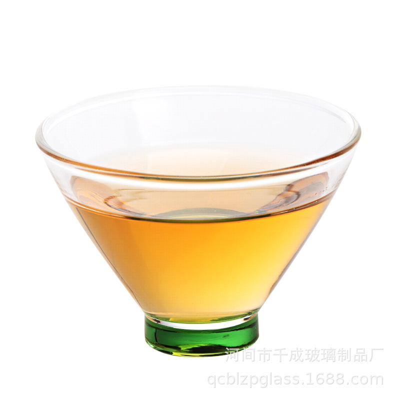 高硼硅玻璃品杯个人小茶杯家用功夫茶具配件品茶斗笠杯透明品茗杯