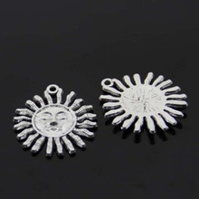 A3380太阳1000克/200个/包5克30x33mm卡通造型手工挂件合金饰品潮