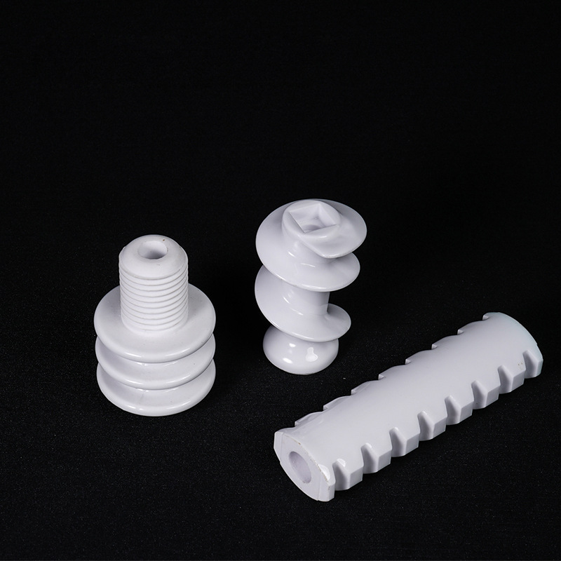 氧化铝陶瓷结构件 电子陶瓷圈精密绝缘陶瓷片配件抗磨陶瓷管批发