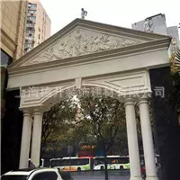 水泥色GRC石膏线GRC材料浮雕批发室内门头复古新中式造型构件