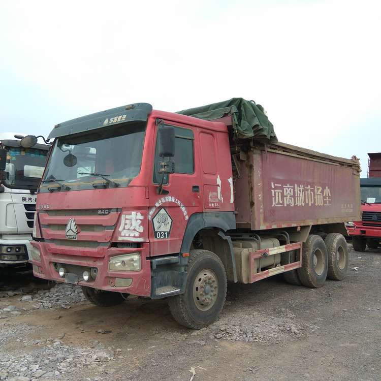 二手泥头车渣土工程双桥自卸车豪沃欧曼前