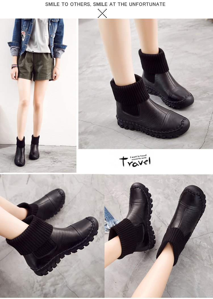 Bottes femme en En cuir - Ref 3355429 Image 23