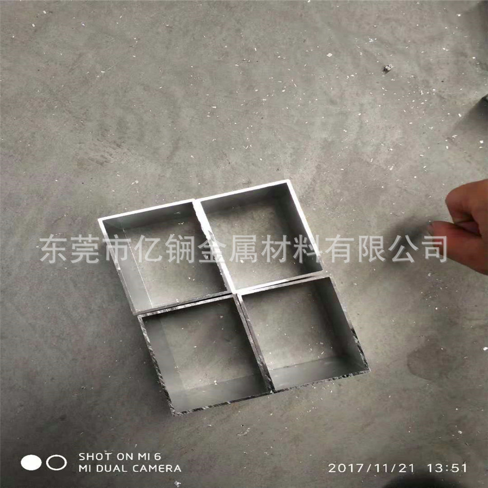 铝合金方管 30*30*2mm铝方管 木纹铝方管 氧化铝方管50*50*2mm