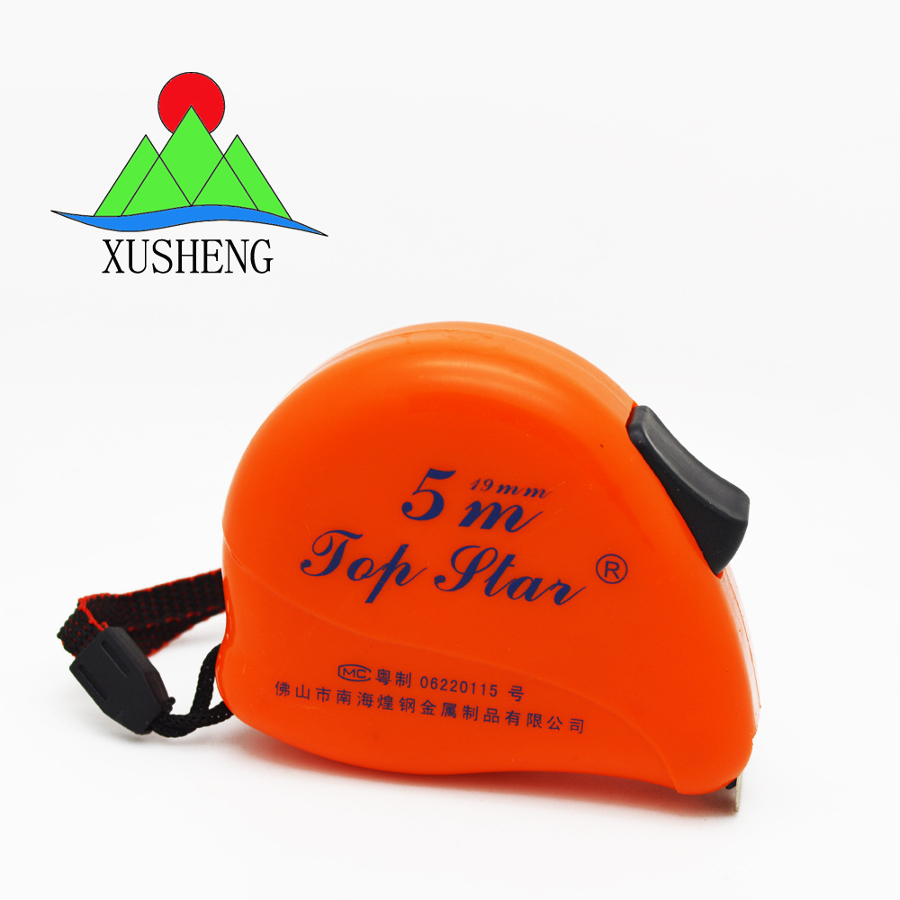 卷尺厂家 5米双制动ABS塑料高档耐磨虞城钢卷尺 卷尺 定做LOGO