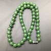 Jasper from Khotan district, round beads, necklace, chain for key bag , pendant jade