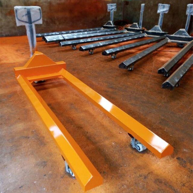 手动液压经轴运输车 液压盘头车 手动叉车