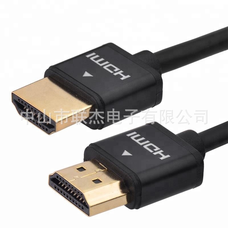 高清线现货批发4k*2k高清线4K电视连接线屏线公头hdmi转接