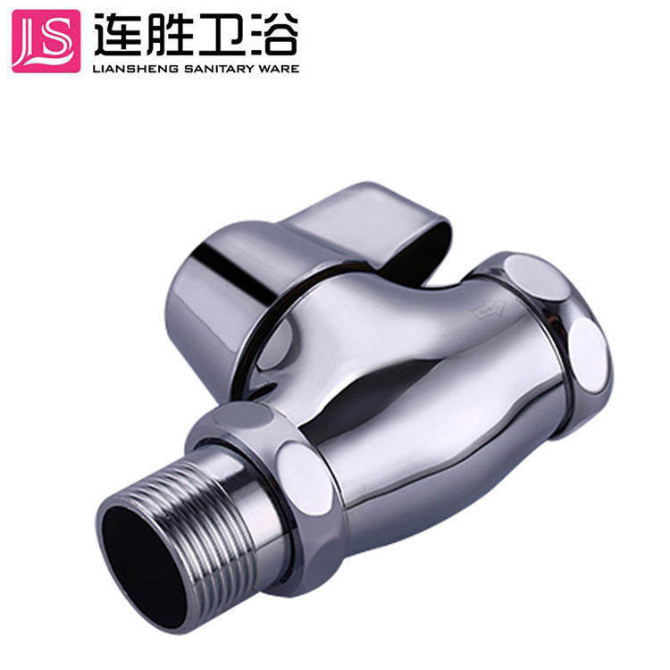 厂家直销卫浴冲水阀 手拧简约厕所冲洗阀 卫浴铜制快开冲洗器