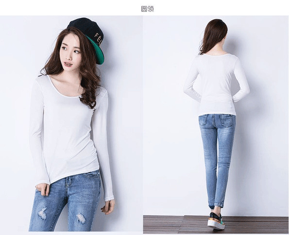 Tshirt femme HANGLE en Modal - Ref 3314470 Image 60