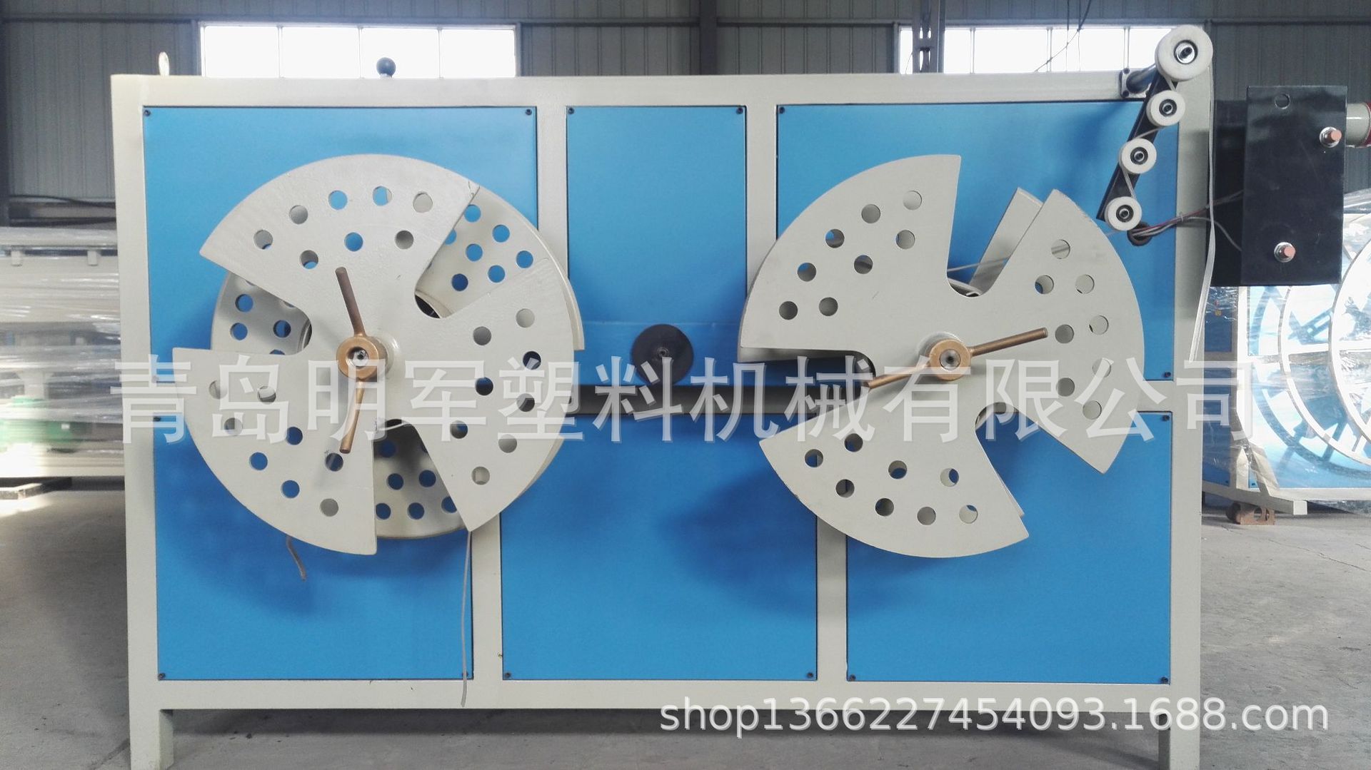 明军专业生产大量优质双工位自动收卷机 密封条 管材自动收卷机