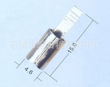 4.0圆形接头 4.0圆柱型插座 端子 DJ226-4 4.0子弹头焊接端子