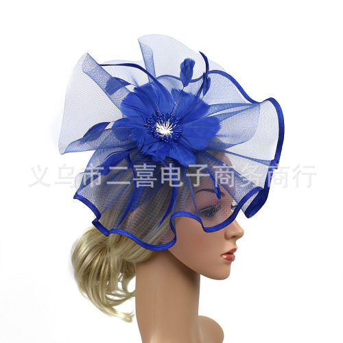 Party hats Fedoras hats for women Creative party dance band headband double headdress