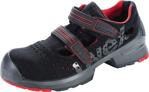 凉鞋，黑色 uvex 1 x 护踝支撑，S1P 37