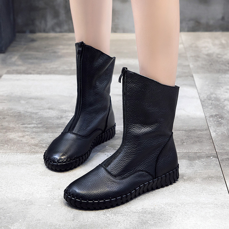 Bottes femme en En cuir - Ref 3354787 Image 5