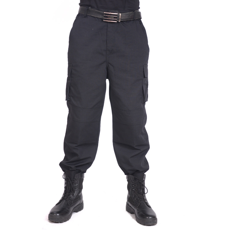 Unisex Outdoor Training Simple Style Solid Color Full Length Cargo Pants display picture 9