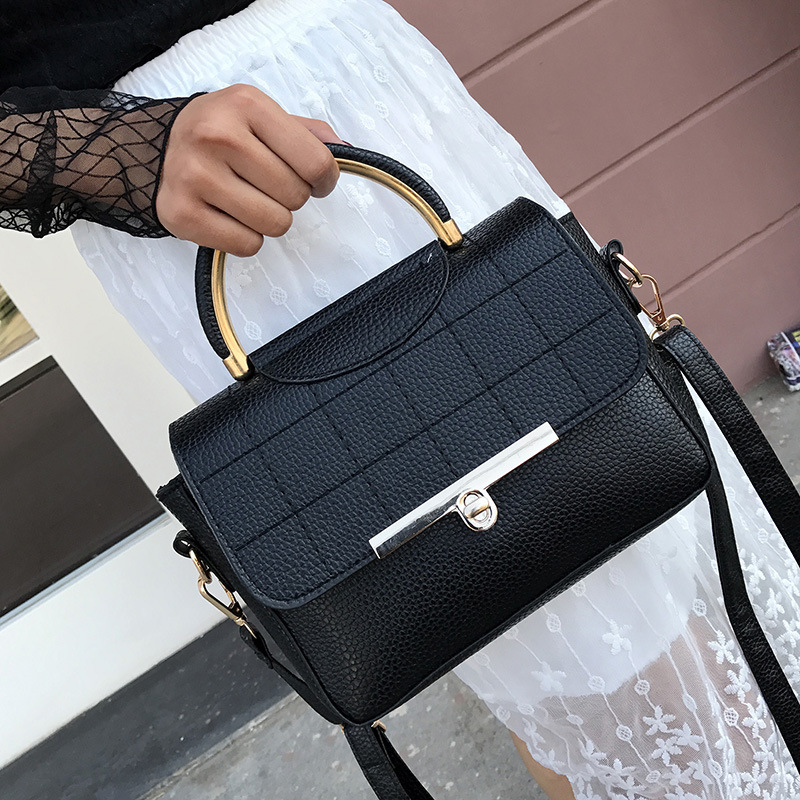 The new Korean women's bag trendy PU emb...