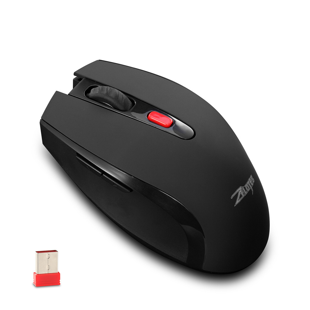 ZELOTES Master Office 2.4G Wireless Optical 2400DPI Low Power Mouse_voghion.com