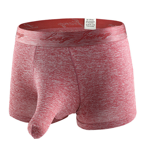 Men's underwear bullet separation boxer briefs sexy U protruding trousers boxer briefs elephant underwear airplane pants dropshipping 443