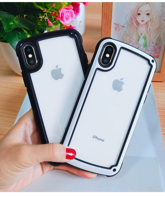 apply Apple Mobile phone shell iphone7p Chaopai Xs Transparent silica gel iPhone8 Fall Max Soft shell foreign trade