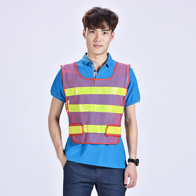 automobile Reflective vest Vest Reflective clothing Pilot Warning traffic coverall Riding Driver Safety clothing