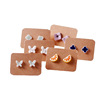 Ceramics, cute earrings, simple and elegant design, internet celebrity, wholesale