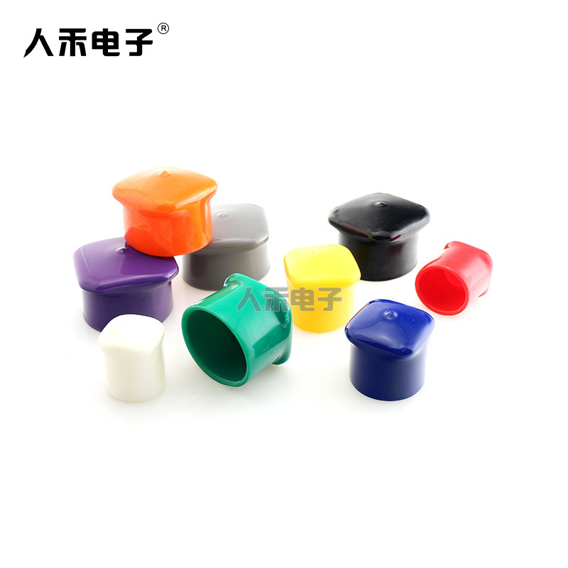 厂家直销各种塑料头端盖,防卷帽,欧盟环保浸塑末端帽PVC制品