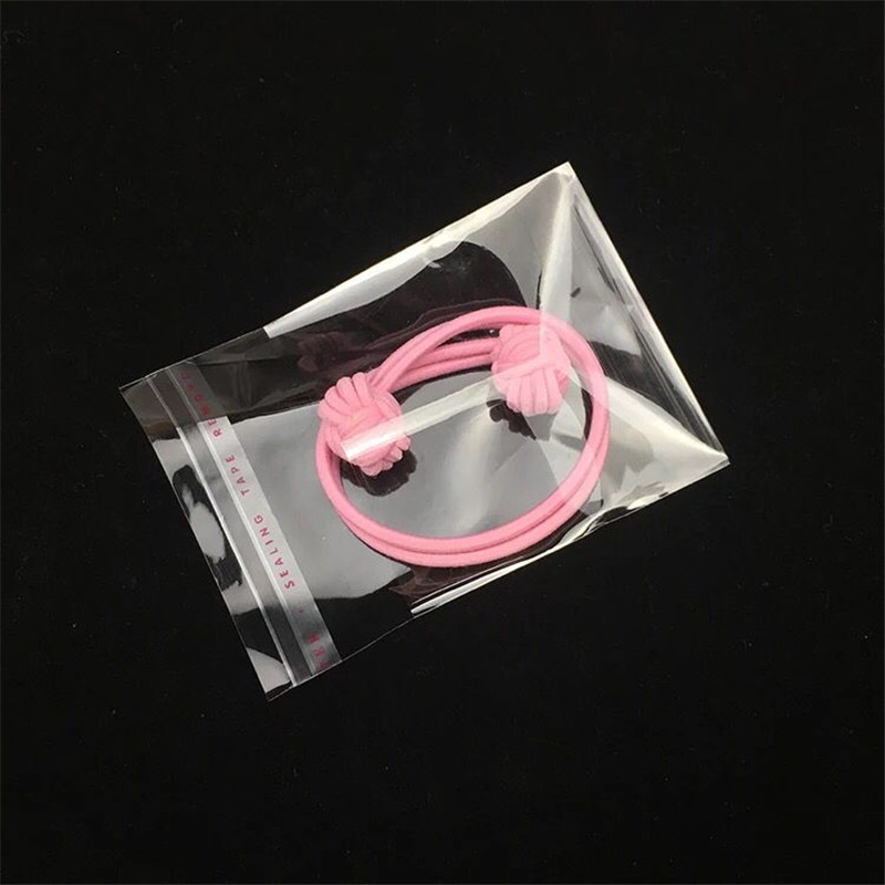 OPP自封卡头袋 批发透明珠光膜袋 印刷logo不干胶自粘袋环保包装