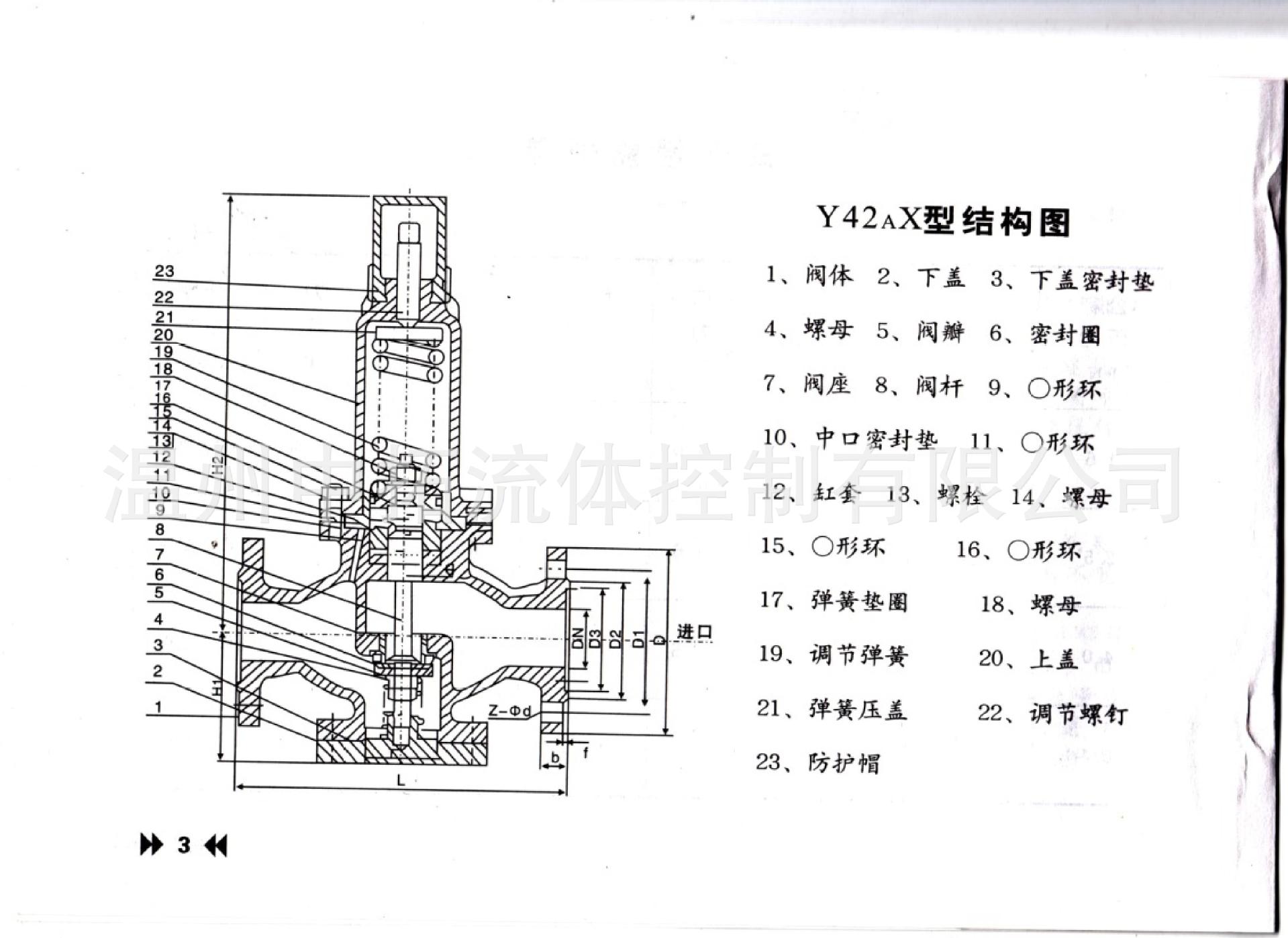 Y42X 16C DN32 WCB DN25 DN20 