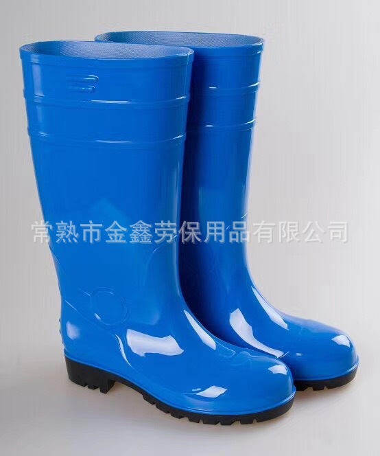 牛筋底雨鞋 雨鞋男高筒水鞋 安全防滑劳保胶靴 耐油酸碱雨靴