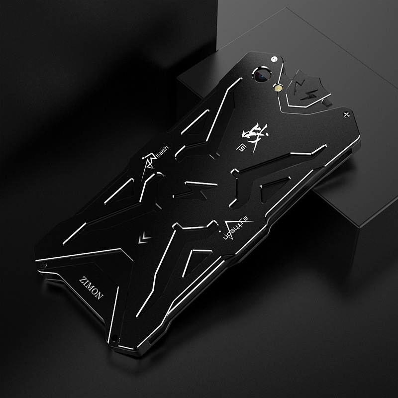 SIMON THOR Aviation Aluminum Alloy Shockproof Armor Metal Case Cover for OPPO A83