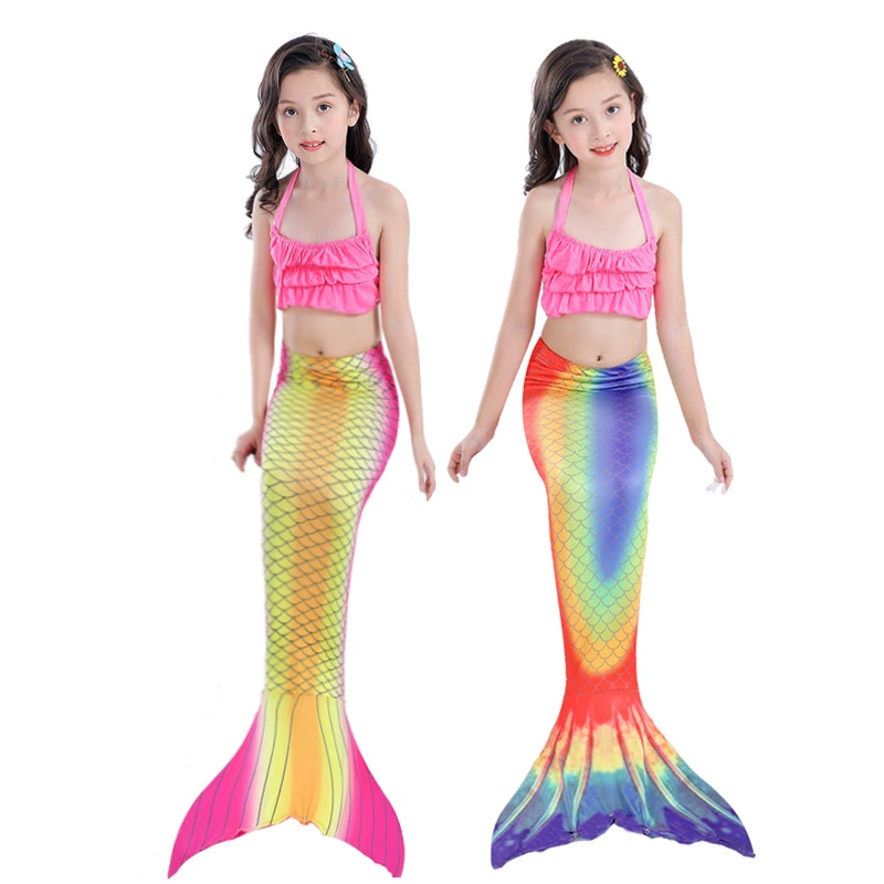 Детский купальник с вырезом "鱼尾" (fish tail), косплей, подарок на день рождения