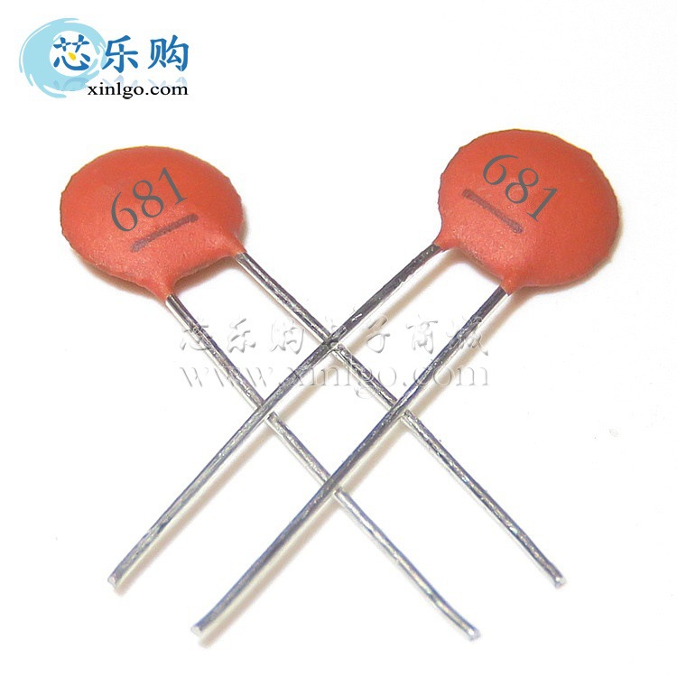 瓷片电容 680PF 681 50V NEW 瓷介电容 陶瓷电容 零售 全新