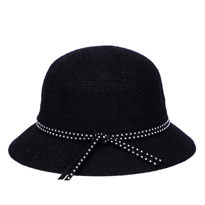 Sombrero sombrero de sol de verano de las mujeres viajes de vacaciones hilo de hierba sombrero de sol al aire libre sombrero de copa del todo-fósforo Amazon Venta caliente