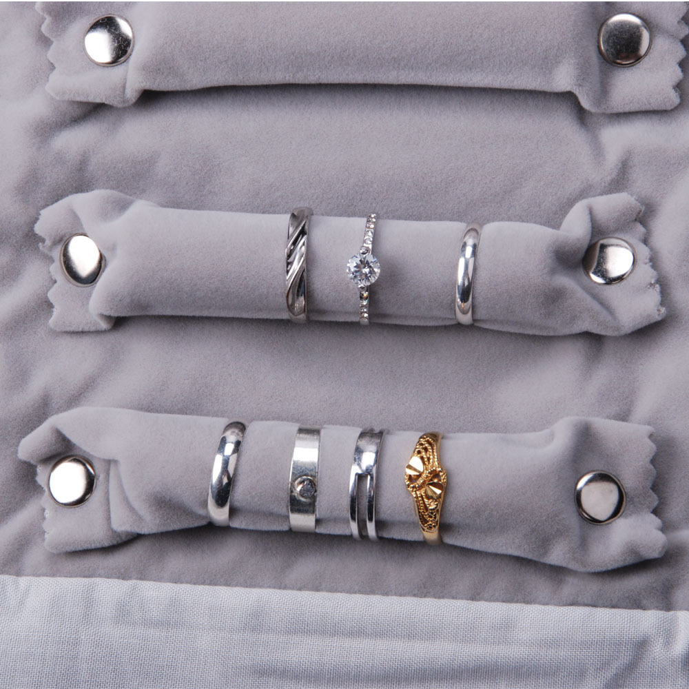 Factory direct sales of jewelry storage bags, jewelry rolls, ring rolls, stud rolls, necklace rolls, jewelry bags pic 11