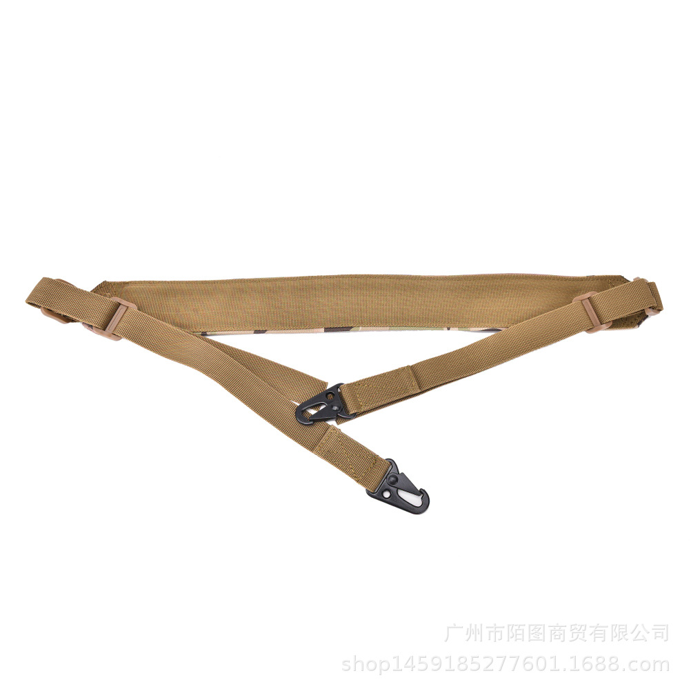 户外战术两点枪带背带 多功能斜挎枪挂带 CS多任务安全绳双点带-阿里巴巴